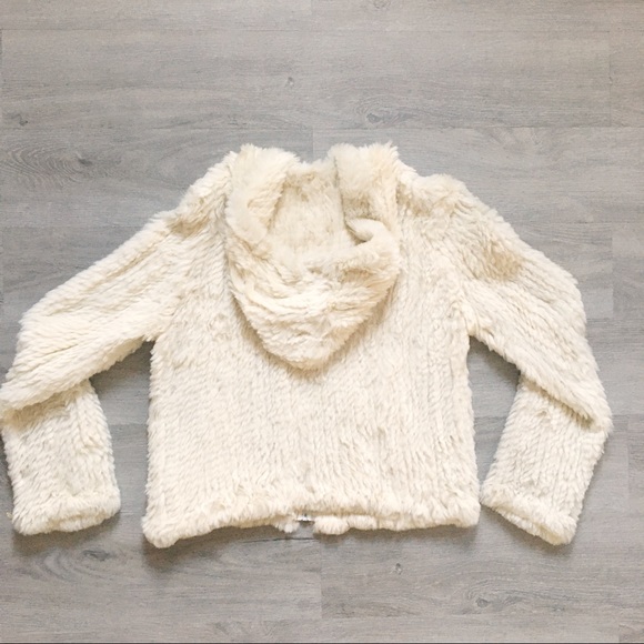 Taxi Faux Fur Hooded Zip Coat - Picture 2 of 3